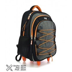 MOCHILA CON CARRO SMOOTH SEAL