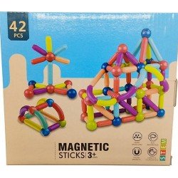 Magnetic Sticks en caja 42 pzs