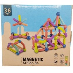 Magnetic Sticks en caja 36 pzs