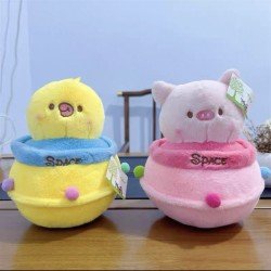 CHANCHO Y PATO CON TAZA