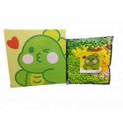 Pompons painting DIY