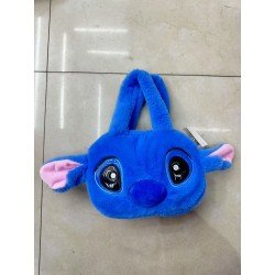 CARTERA DE PELUCHE STICH AZUL