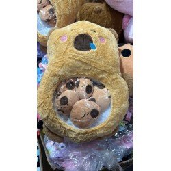 ALMOHADA CAPIBARA MARRON O...