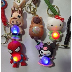 LLAVEROS PERSONAJES CON LUZ