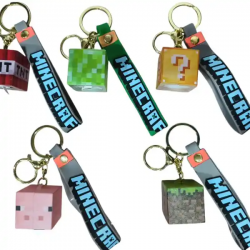 LLAVERO MINECRAFT CON LUZ