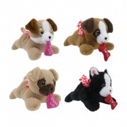 PERRO Y GATO CON CORAZON