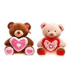 OSO CON CORAZON DOS COLORES...