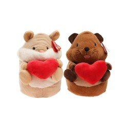 ANIMALES CON CORAZON 40CM