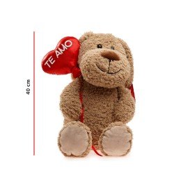 PERRO Y OSO  GLOBO CORAZON...