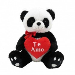 PANDA CON CORAZON GRANDE 65CM