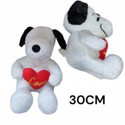 SNOOPY CON CORAZON 30 CM