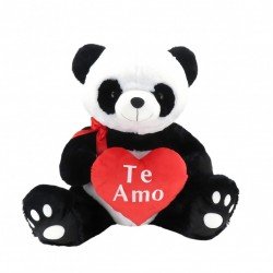 PANDA CON CORAZON GRANDE 80 CM