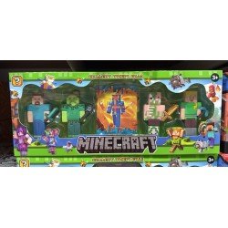 Muñecos Minecraft con cartas