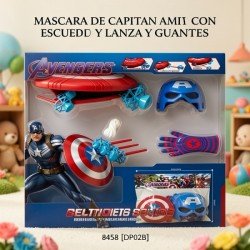 MASCARA DE CAPITAN AMERICA...