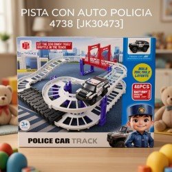 PISTA CON AUTO POLICIA