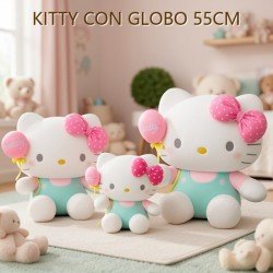 KITTY CON GLOBO 55 CM