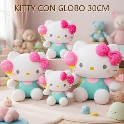 KITTY CON GLOBO 30 CM