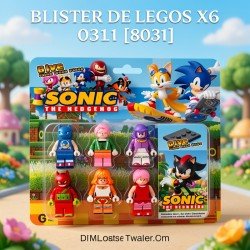 BLISTER LEGO SONIC X 6
