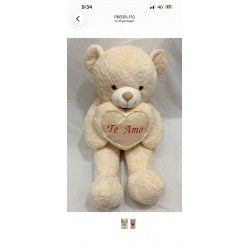 OSO CON CORAZON GIGANTE 110CM