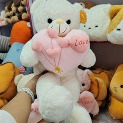 OSO CON CORAZON 55CM