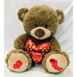 oso con corazón