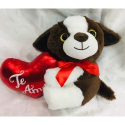 PERRO CON MOÃ‘O Y CORAZÃ“N