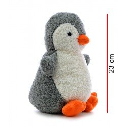 pinguino gris y negro